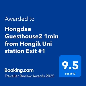 Hongdae Guesthouse2 1min From Hongik Uni Station Exit #1 , Seoul South Korea
